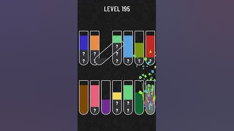 water sort puzzle level 195