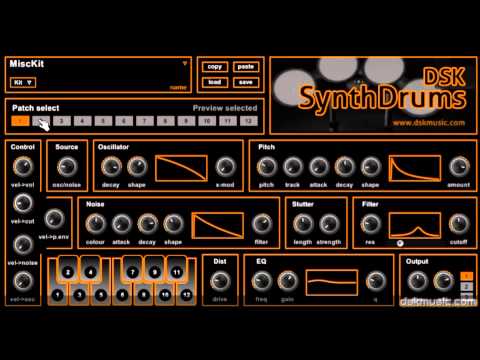DSK SynthDrums - Free VST