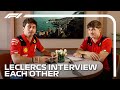Charles and arthur leclerc interview each other