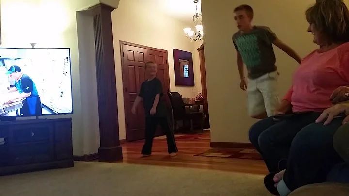 Kyle and Sal dance