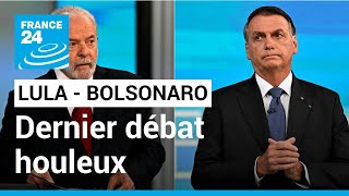 Brésil : entre Lula et Bolsonaro, un dernier débat houleux avant le second tour de la présidentielle