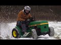 Homemade JOHN DEERE 200cc Race MOWER !? Part 2 TEST