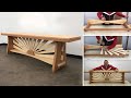 Banco de Madera Muy Bonito Fácil De Hacer Paso a Paso  - Tutorial de carpintería