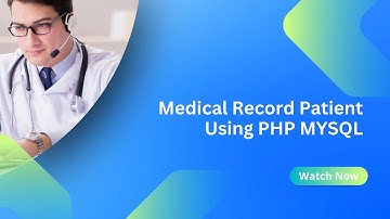 Een toepassing voor medische dossiers maken met PHP MYSQL