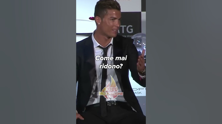 Ecco perché RONALDO merita solo RISPETTO🔥