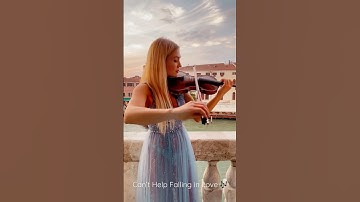 Can’t help falling in Love Elvis Presley ♥️#violinist #elvispresley #violincover #romanticmusic