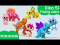 Learn colors  with MINIPANG | dino S1| Finding colors🎨 | MINIPANG TV 3D Play