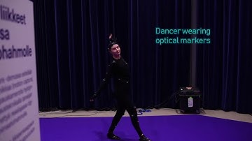 Live Motion Capture demo by CIVIT at Tiedon Valoa event