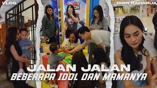 MAKAN BARENG LANJUT JALAN-JALAN BARENG BEBERAPA IDOL DAN MAMANYA #vlog #mahalini  #keisyalevronka