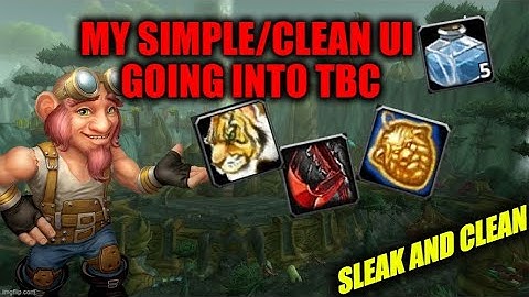 My super simple and Minimal UI for Classic World Of Warcraft (And Classic TBC)