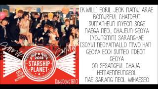 Video thumbnail of "Starship Planet - Snow Candy (Lyrics)"