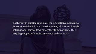 Strong Support for Ukrainian Science As War Continues