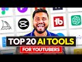 Top 20 ai tools and app for youtuber  best application for youtuber