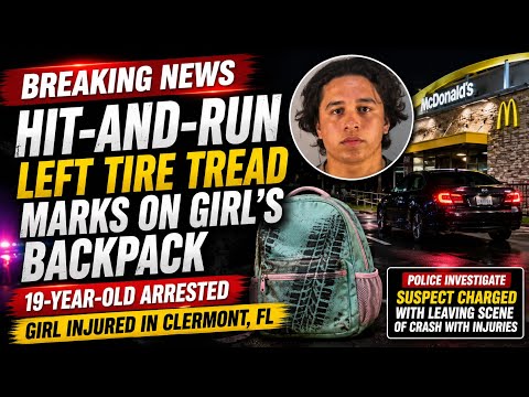 Video Police: Clermont Hit-and-Run Left Tire Tread Marks on Girls Backpack