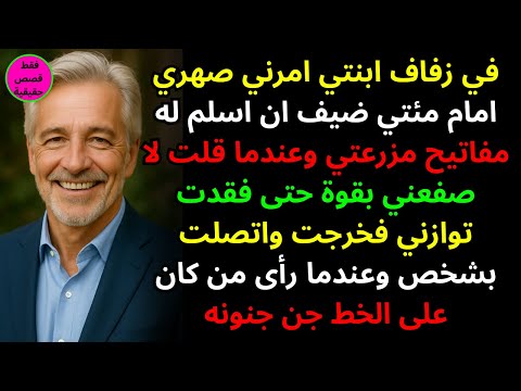 في زفاف ابنتي امرني صهري امام مئتي ضيف ان اسلم له مفاتيح مزرعتي وعندما قلت لا صفعني بقوة حتى فق