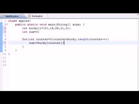 Java Programming Tutorial   29   Summing Elements of Arrays