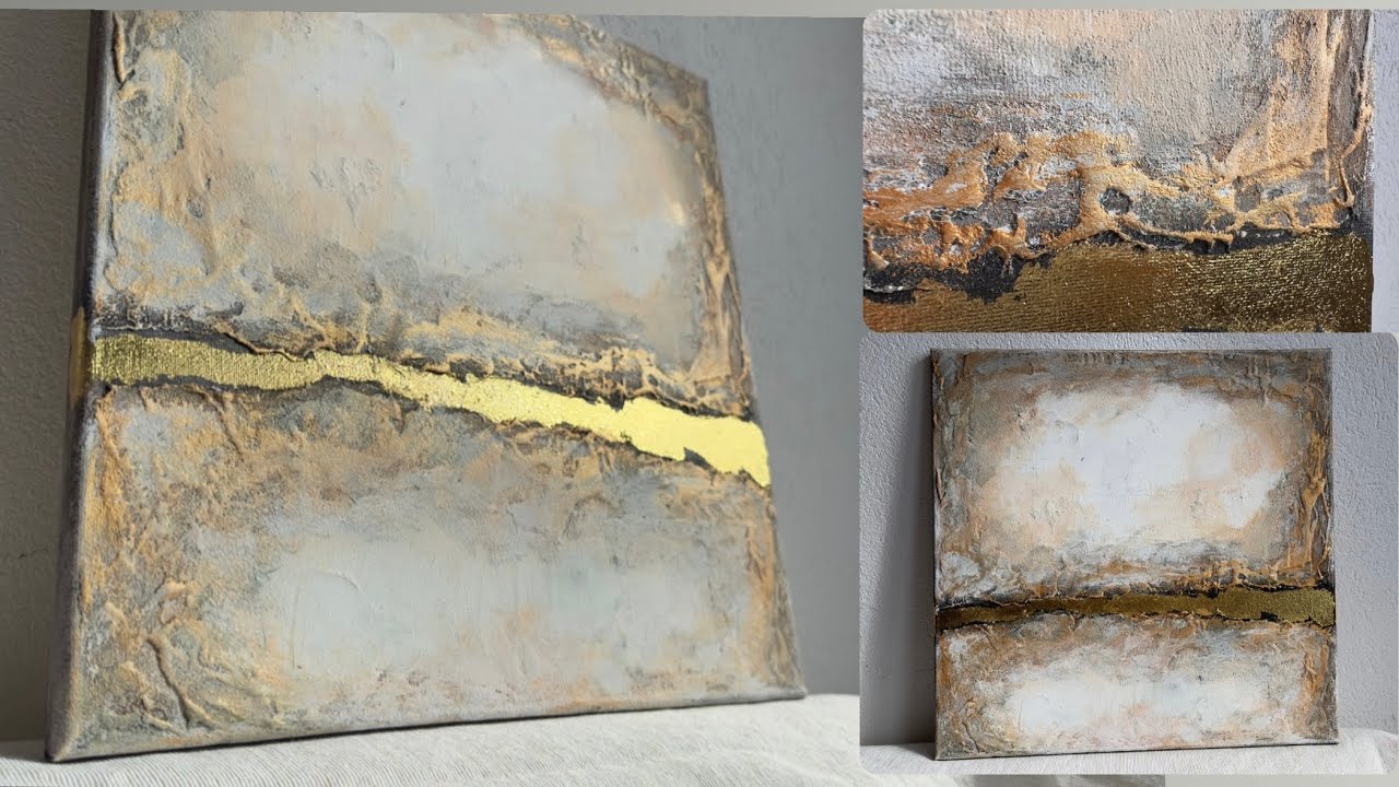 Entdecke die Magie der Strukturpaste: Bilder mit Tiefe und Textur!