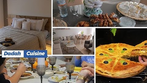 أجواء نهار التعلاق🥰التفريشة لي وجدتها لبيت وليدي🫶🏼واش حطيت لمالين لعروسة🌺خبزة محشية تسلكك في رمضان 🌒