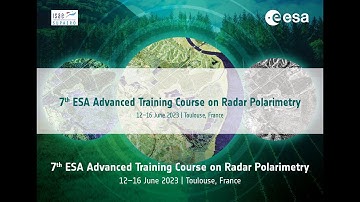 ESA Polarimetry Training 2023 #5 Advanced Applications with Prof. I Hajnsek and Prof. A Marino