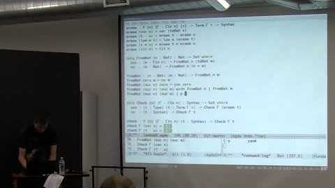 A Taste of Agda with Francesco Mazzoli Mobile clip25