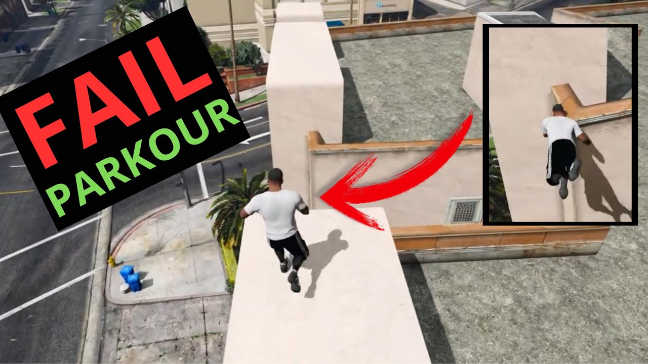 GTA 5 Parkour Fails YouTube 