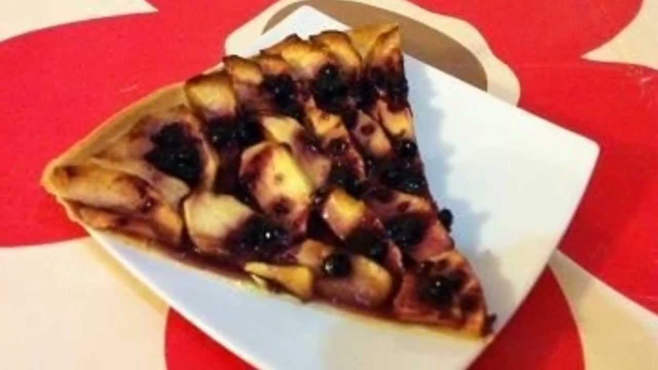 Tarte pommes-myrtilles