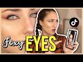 PROBANDO LA TÉCNICA DE FOXY EYES | Tik Tok | Juli Berea