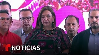 Xóchitl Gálvez reconoce su derrota y hace 'una firme exigencia' | Noticias Telemundo