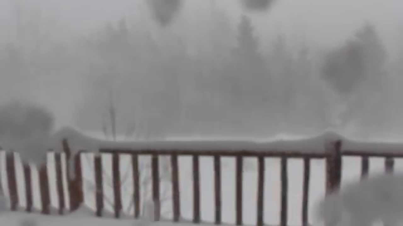 Winter Storm February 15, 2015 in Crapaud, PEI 500pm YouTube