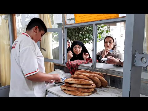 This is how to make the most famous Iranian bread, Barbari bread!