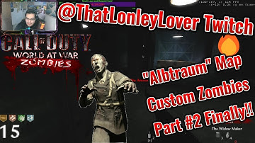 Custom Zombies Solo▐ "Albtraum" Map Part #2 Finally!