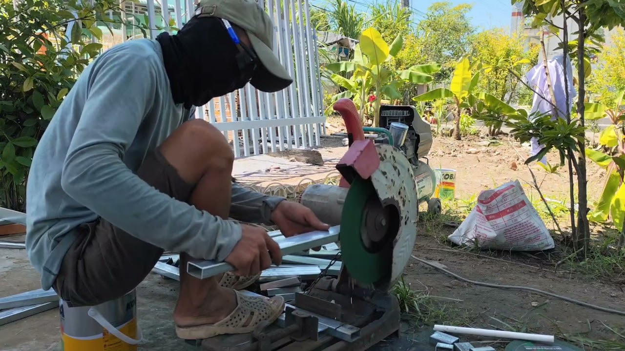 Cách làm cổng rào và hàng rào đơn giản #DOMINHTRUYEN