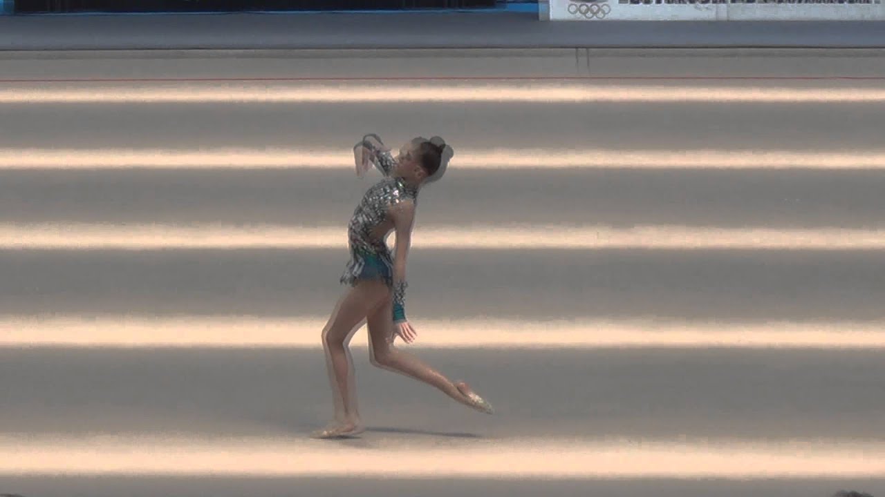 andrea barba serrano , Campeonto de España Ritmica Valladolid 2013 , manos libres
