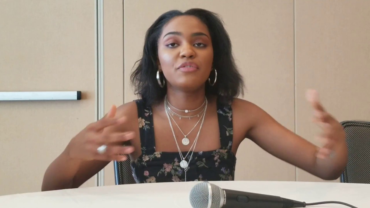 China Anne McClain "Black Lightning" SDCC18 Interview