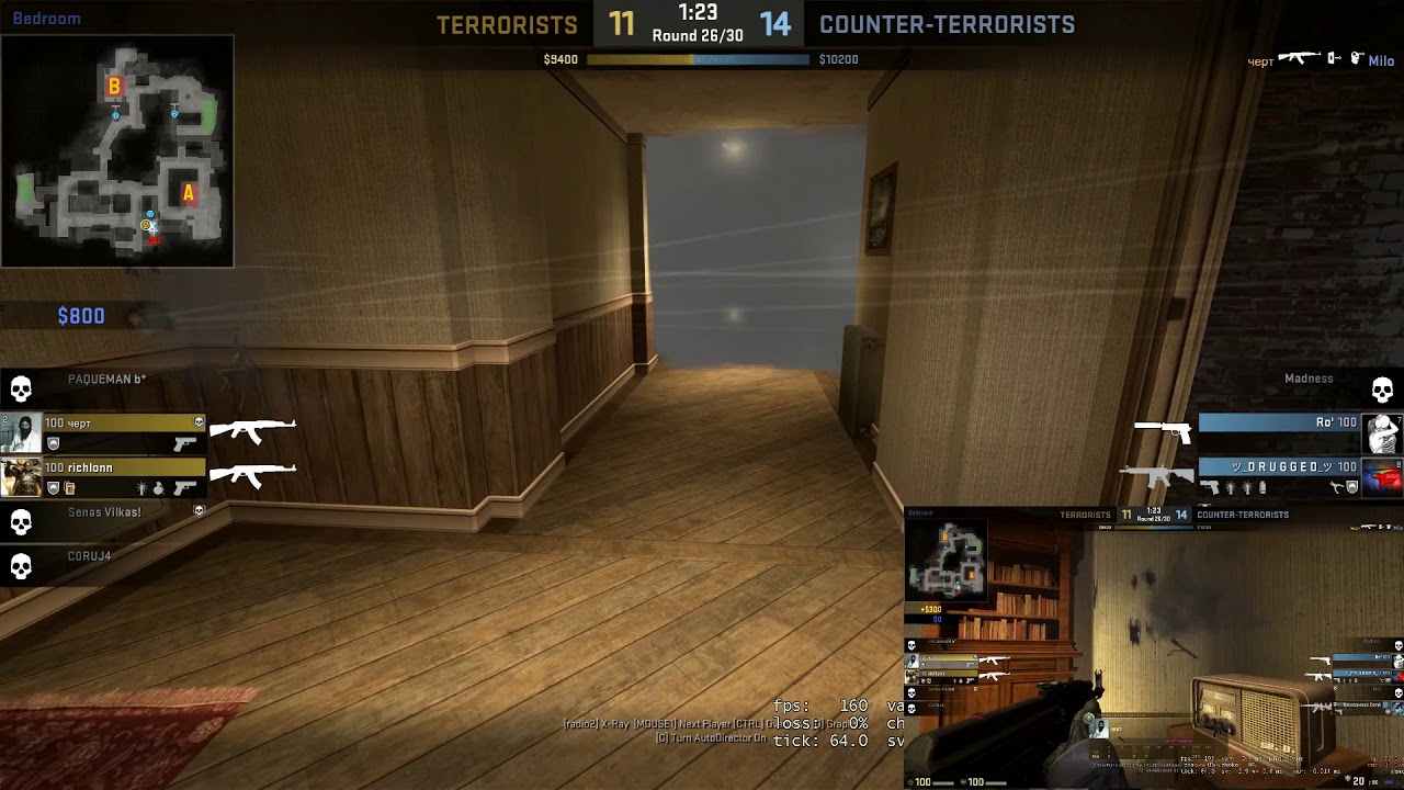 Inferno csgo wall headshot