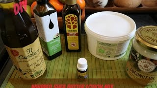 DIY: Whipped Shea butter lotion mix for hair and body