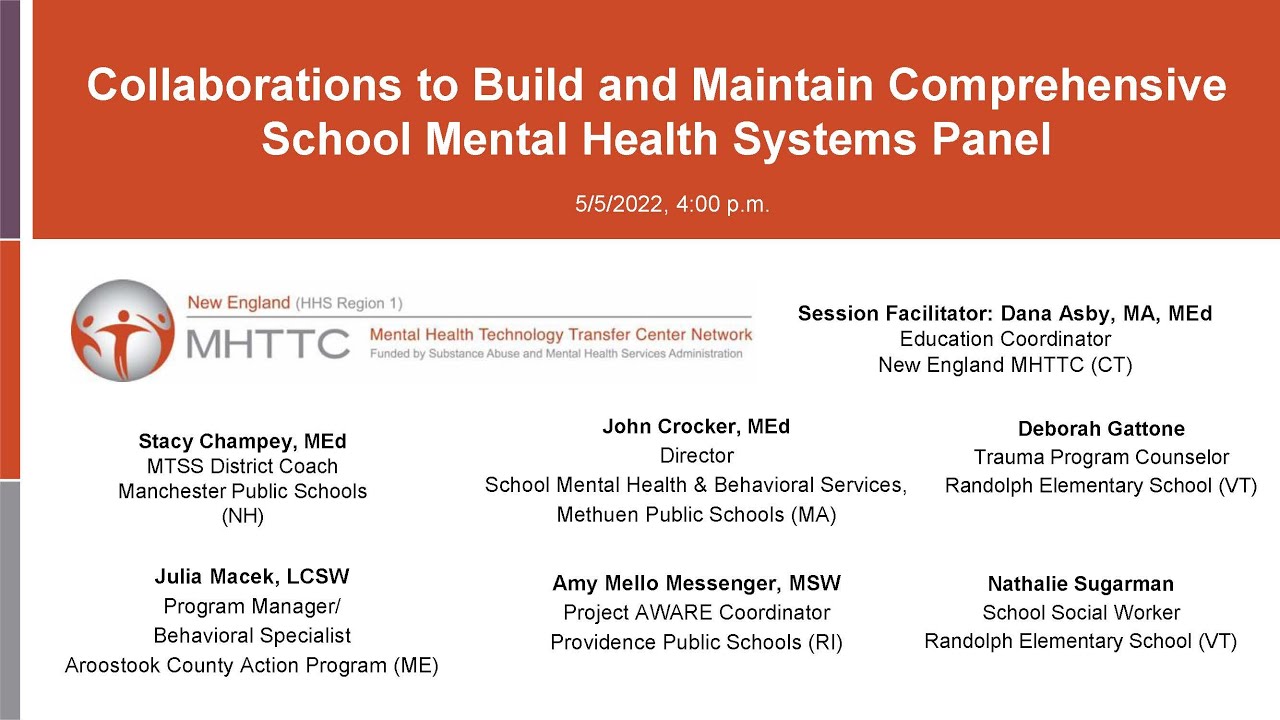 Collaborative Approaches to Comprehensive School Mental Health Systems ...