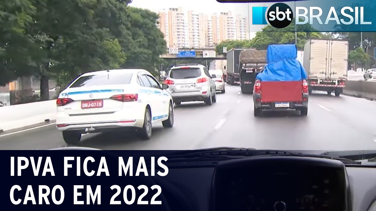 IPVA fica mais caro em 2022 | SBT Brasil (04/01/22)