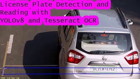 Automatic number plate recognition with Python, Yolov8 Tesseract OCR | computer vision