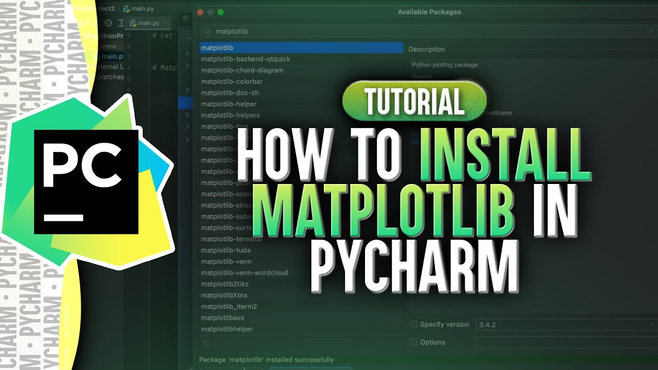 How To Install Matplotlib In Pycharm