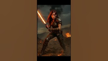Star Wars Inspired AI Generated Rogue Jedi battlefield,  Using ChatGPT and KlingAI