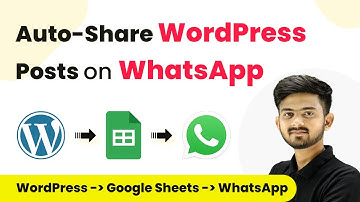 Auto-Share WordPress Posts on WhatsApp | WordPress, WhatsApp & Pabbly Connect
