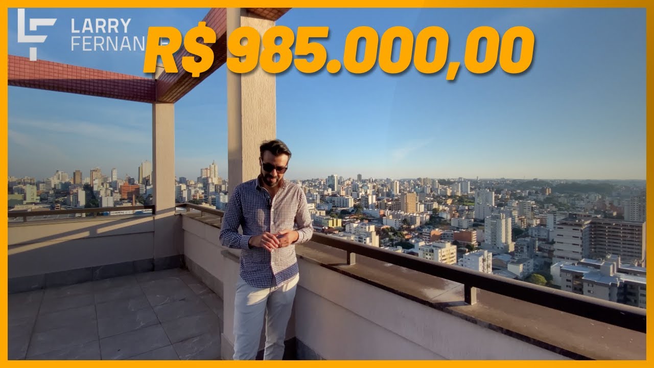 EXCLUSIVO: COBERTURA DUPLEX COM VISTA INCRIVELMENTE PRIVILEGIADA EM CAXIAS DO SUL  - MADUREIRA