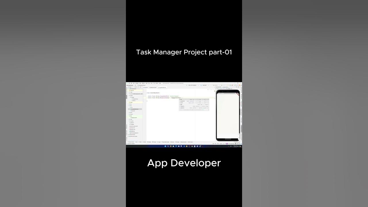 Task Manager Project part 02 - YouTube