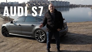 Ауди S7 vs Tesla. Audi S7 2016 года пригнана из США в 2019