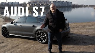 Ауди S7 vs Tesla.  Audi S7 2016 года пригнана из США в 2019