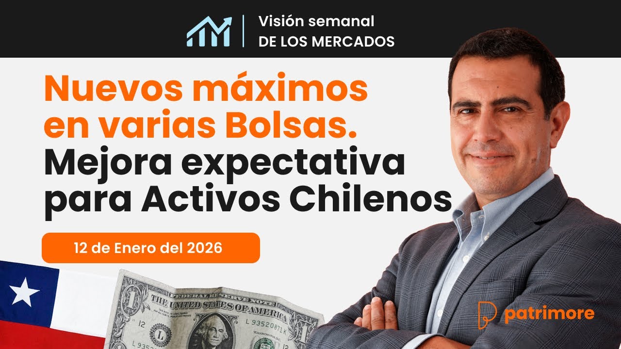 NUEVOS MÁXIMOS en varias BOLSAS y MEJORA la EXPECTATIVA para ACTIVOS CHILENOS - Visión Semanal