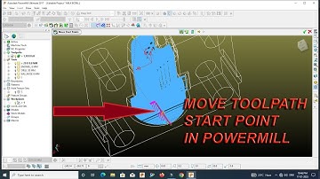 POWERMILL TOOLPATH MOVE START POINT