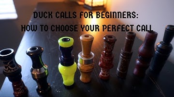 Duck Calls for Beginners  How to choose your PERFECT Call