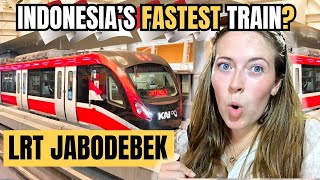 FIRST TIME on LRT JABODEBEK in Jakarta, Indonesia  🇮🇩 WE are SHOCKED!